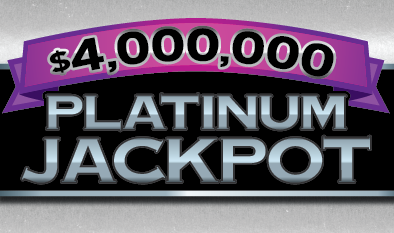 $4,000,000 PLATINUM JACKPOT ticket