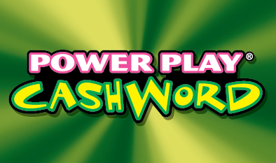 POWER PLAY® CASHWORD ticket