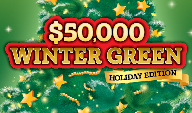 $50,000 Winter Green ticket