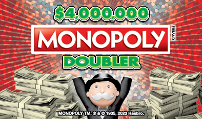$4,000,000 Monopoly Doubler ticket