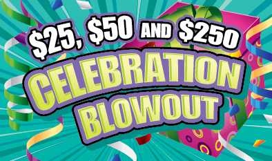 $25, $50 and $250 CELEBRATION BLOWOUT (2025 · #506) ticket