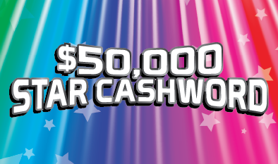 $50,000 Star Cashword (2026) ticket