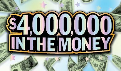 $4,000,000 IN THE MONEY  ticket