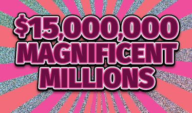 $15,000,000 MAGNIFICENT MILLIONS ticket